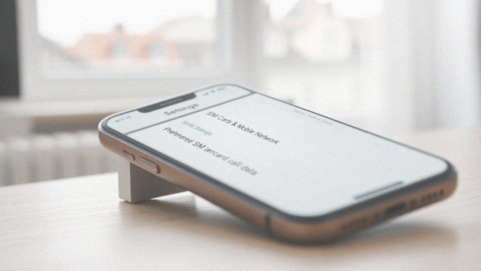Jak ustawić domyślną kartę SIM do połączeń i danych mobilnych?