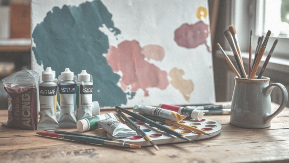 Jakie są różnice pomiędzy farbami akrylowymi a plakatowymi?