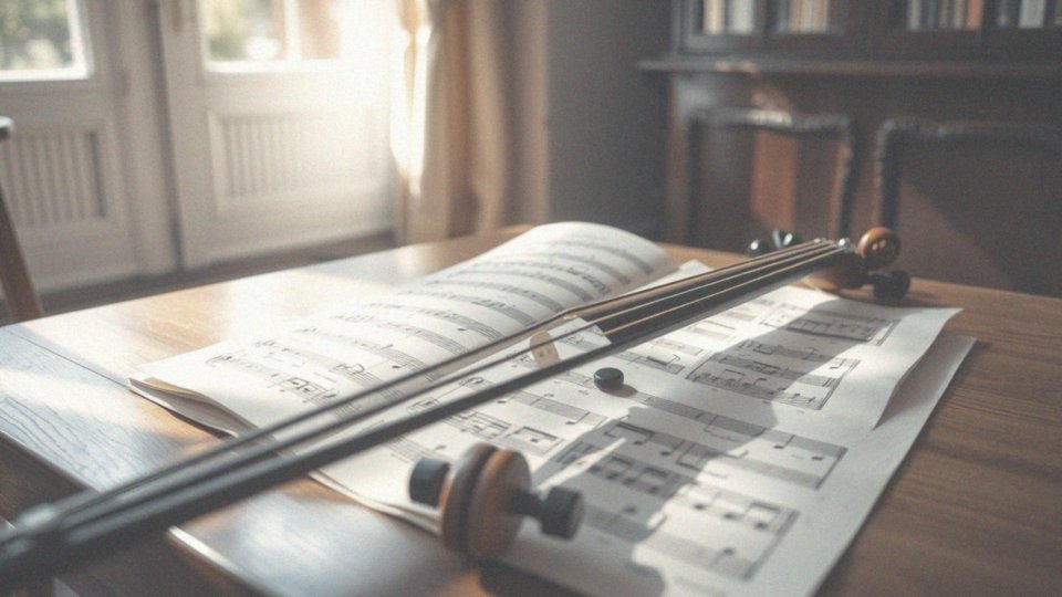 Jak nuty na skrzypce wspierają naukę gry na instrumencie?