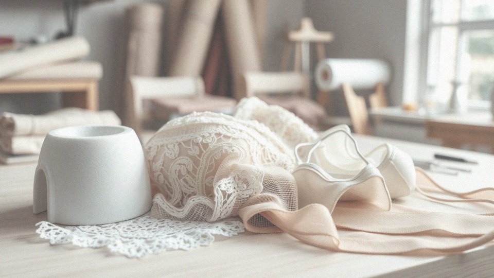 Jakie materiały używane są w biustonoszu półusztywnianym?
