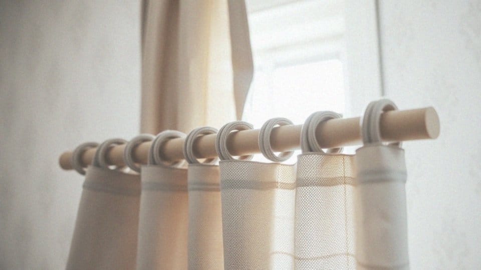 Jakie są sposoby na równe ułożenie zasłon na przelotkach?
