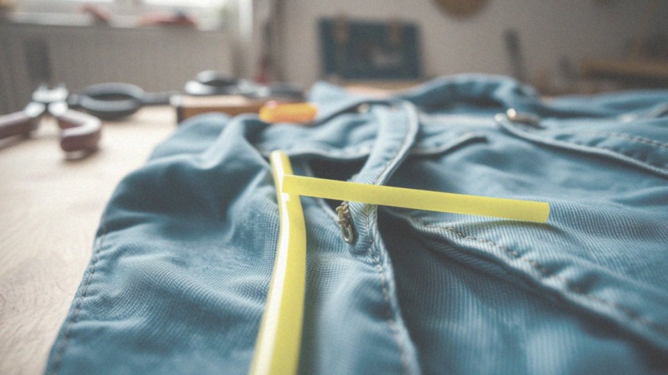 Jak wygląda proces naprawy zamka za pomocą słomki?