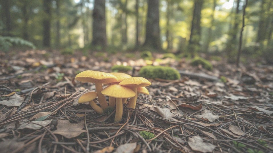 Jak kurki rosną w lasach iglastych i liściastych?