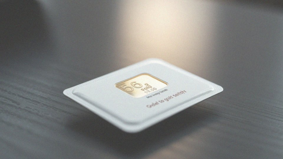 Jakie gwarancje oferuje sztabka złota 5g?