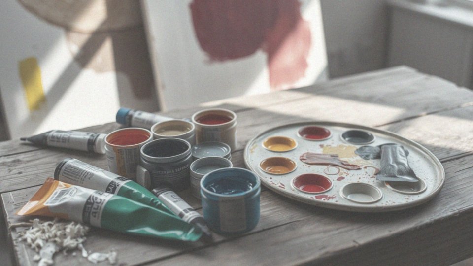 Czym różnią się farby akrylowe od farb tempera?
