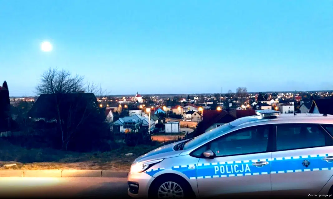 Zatrzymanie 21-latka po nocnym spacerze w piżamie w Sosnowcu